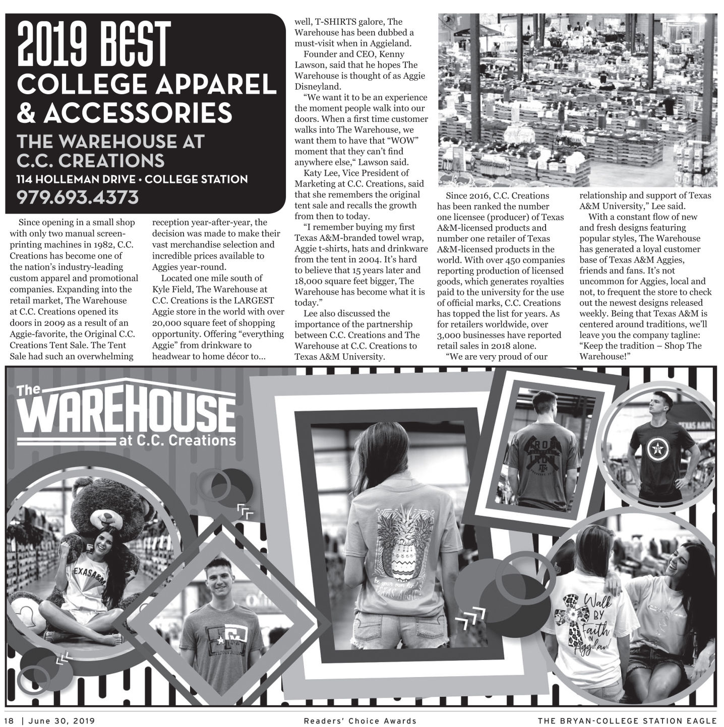 The Eagle Readers' Choice Award 2019